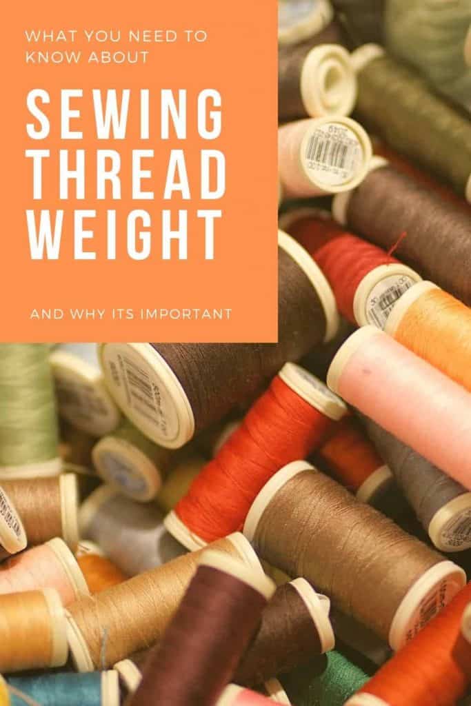 Everything you need to know about thread weight. What is sewing thread weight and why is it important? What do the two numbers mean on the spool of sewing thread? What does sewing thread weight mean and how do I know if the thread is thick or thin?