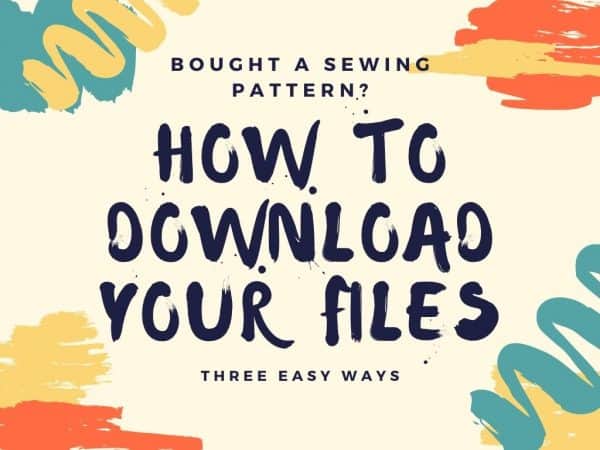 How to download a digital PDF sewing pattern – Sew Simple Bags