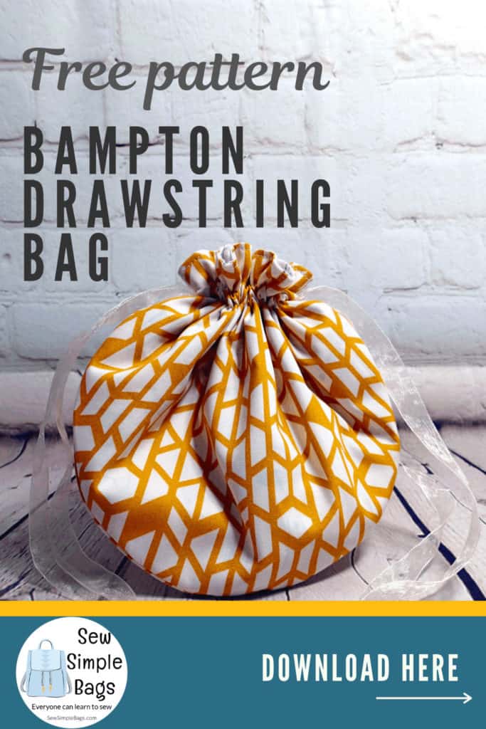 Drawstring bag diy discount easy