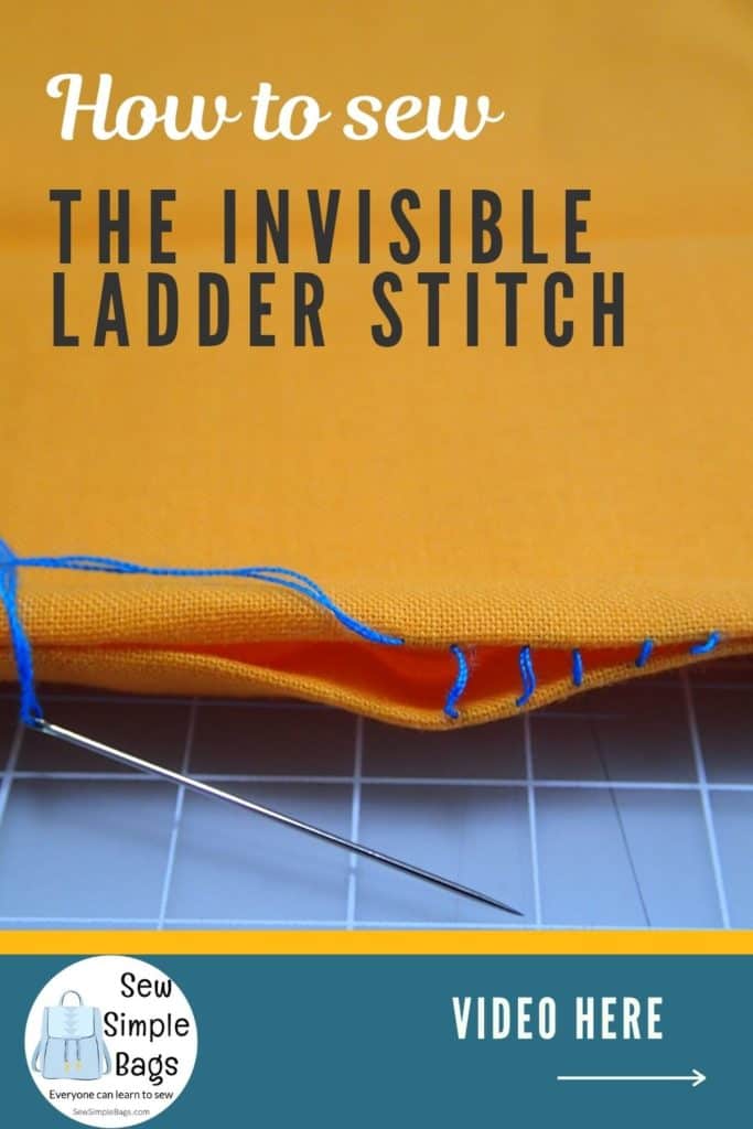 INVISIBLE STITCH (Ladder Stitch) Made Easy