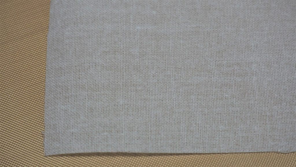 Comparison of three different woven interfacing products with