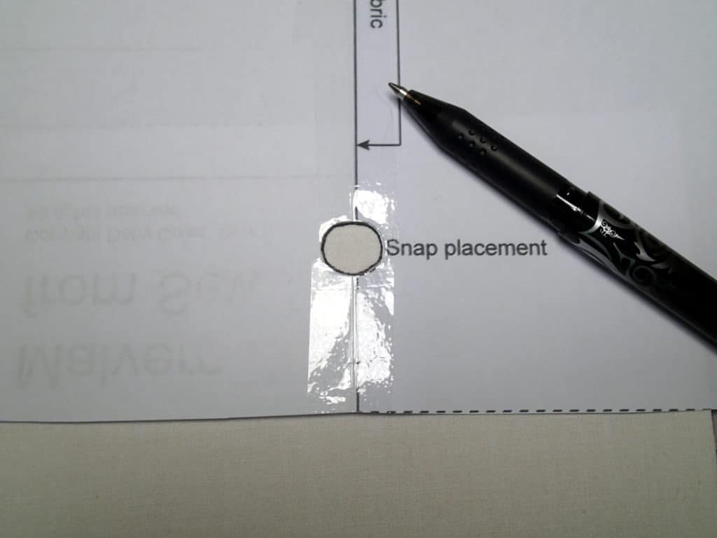 How to install a snap for a purse sewing pattern Sew Simple Bags