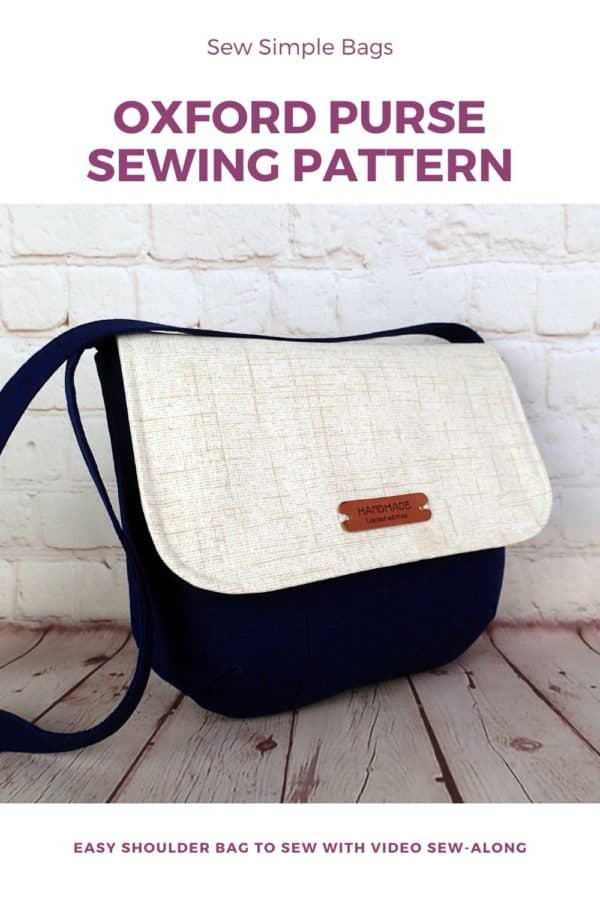 Oxford Purse, an easy beginners purse sewing pattern with video – Sew ...