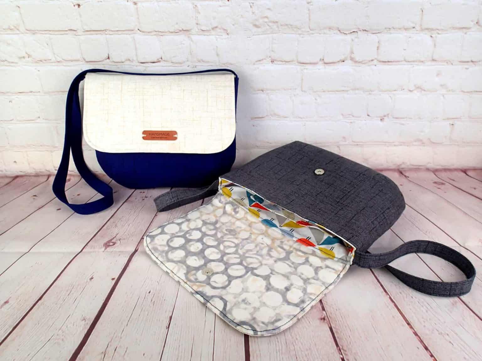 Oxford Purse, an easy beginners purse sewing pattern with video Sew