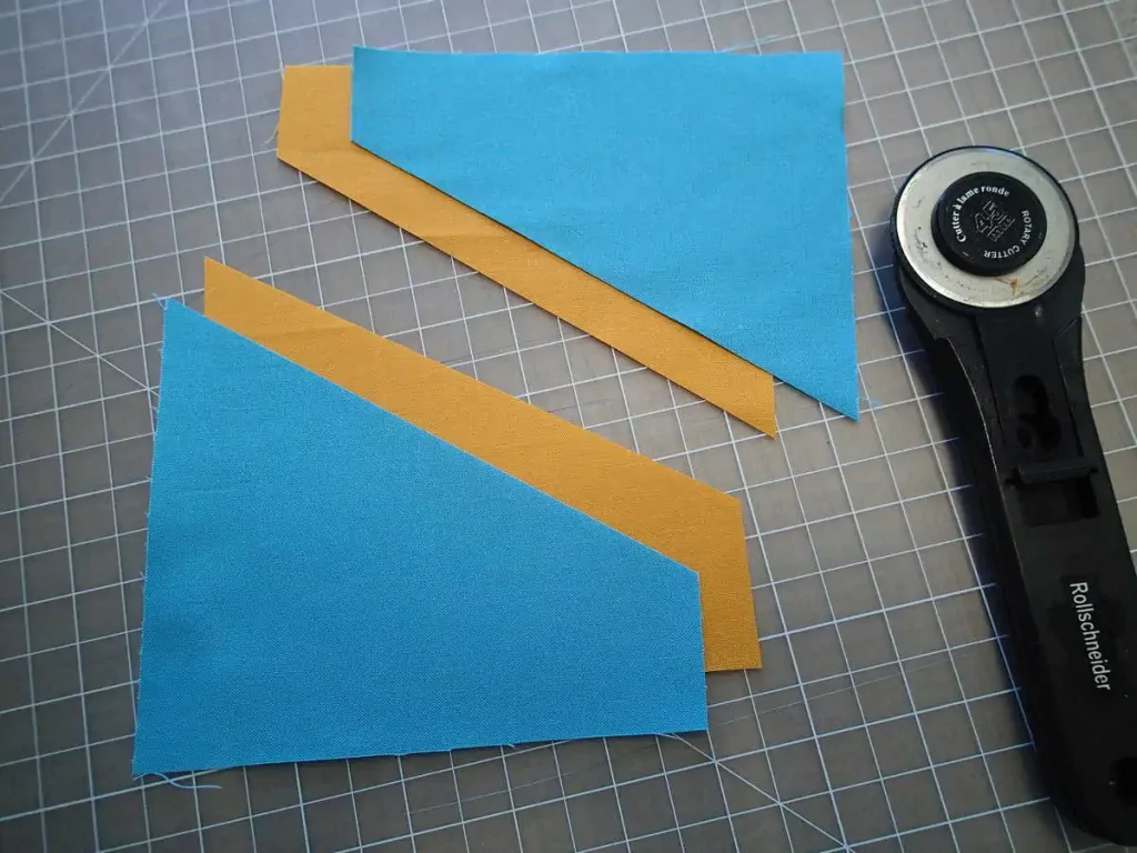 Sewing Diagonal Seams Without Marking the Fabric - Diagonal Seam Tape 