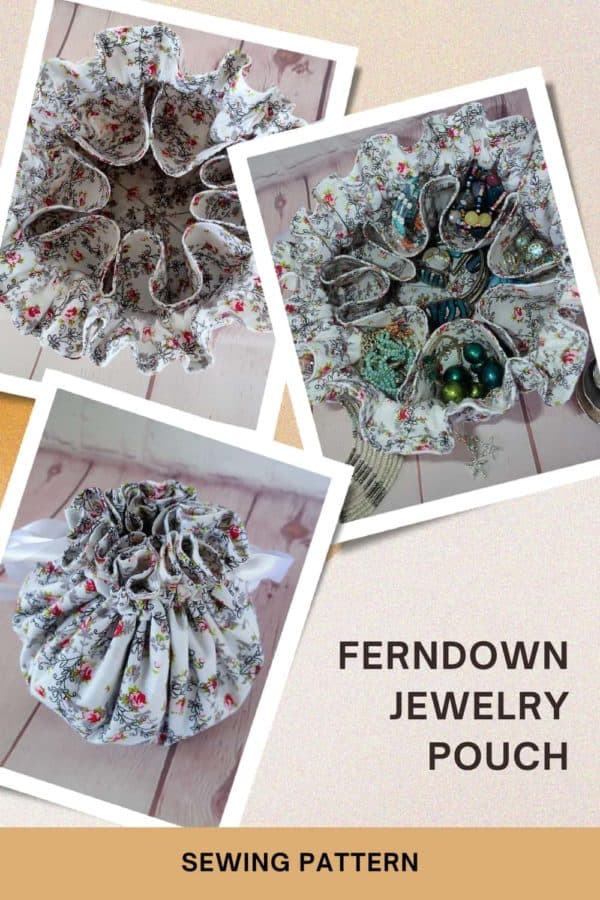Ferndown Jewelry Pouch sewing pattern Sew Simple Bags