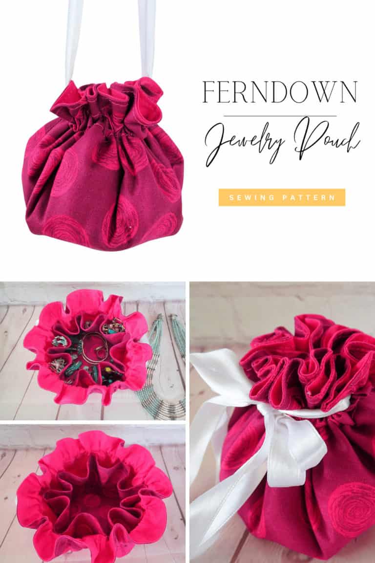 Ferndown Jewelry Pouch sewing pattern Sew Simple Bags