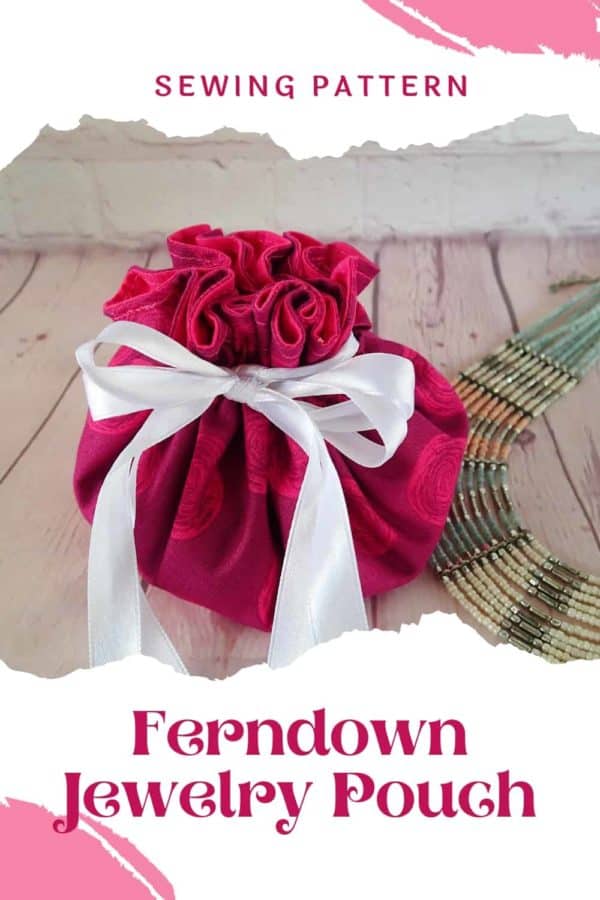 Ferndown Jewelry Pouch sewing pattern Sew Simple Bags
