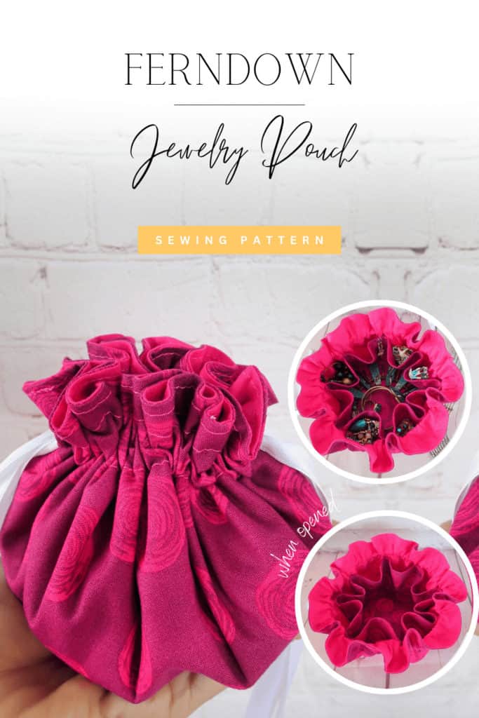 Ferndown Jewelry Pouch sewing pattern Sew Simple Bags