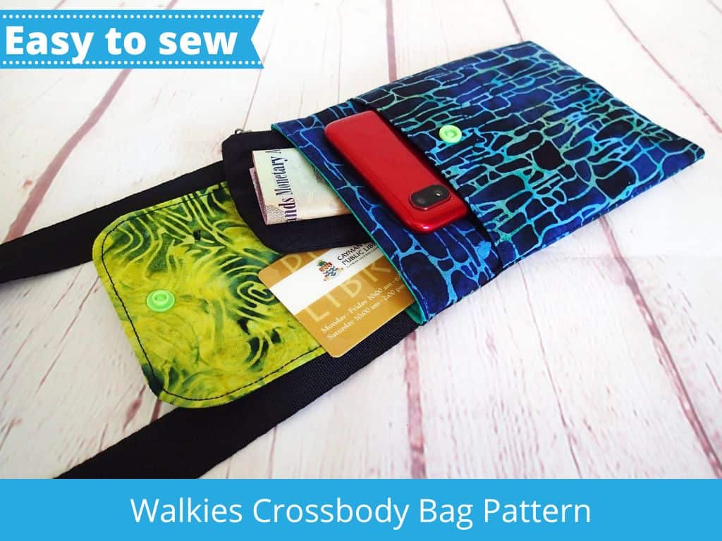 Cell Phone Bag PDF Sewing Pattern Crossbody Purse, Zipper Pouch, Sewing  Project - Etsy